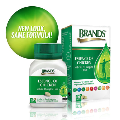 BRAND'S® Essence of Chicken with Vit B Complex + Iron 60 Tablets
