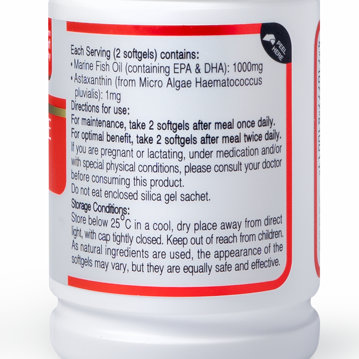 BRAND'S® Red Marine Fish Oil 120 Softgels (EXP: May 2026)