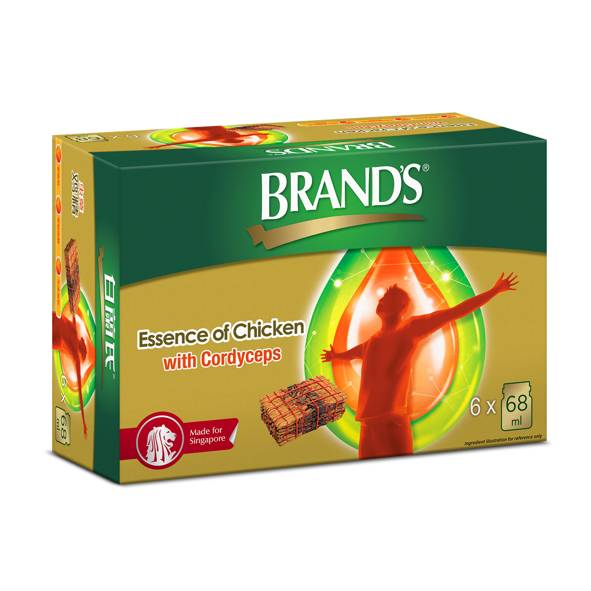 BRAND'S® Essence of Chicken with Cordyceps 6s x 68ml